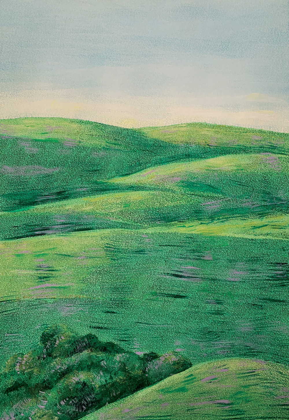 What lies beyond the rolling hills?